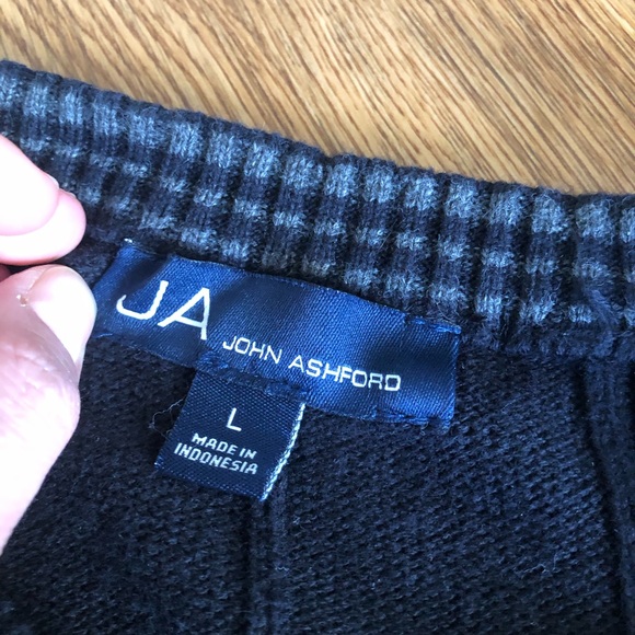 Buy 1 Get 2 Jonh Ashford sweatshirt dark blue large Tasso Elba sweatshirt zip up - Picture 10 of 15